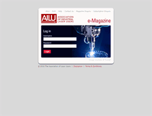 Tablet Screenshot of magazine.ailu.org.uk
